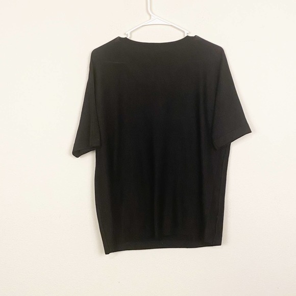 Cable & Gauge Black Button Top Small NWT - Picture 2 of 3